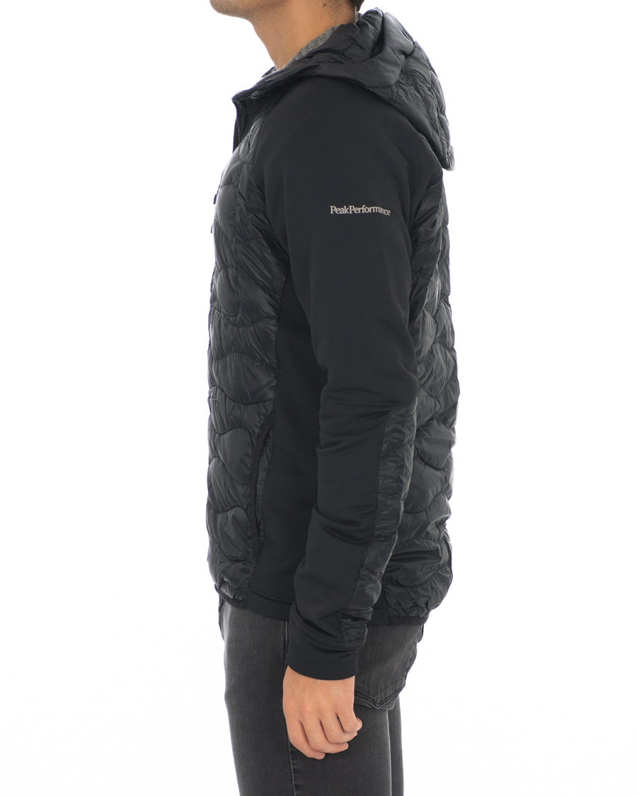 Herre | Jakker | Peak Performance | Helium Hybrid Hooded Jacket Black