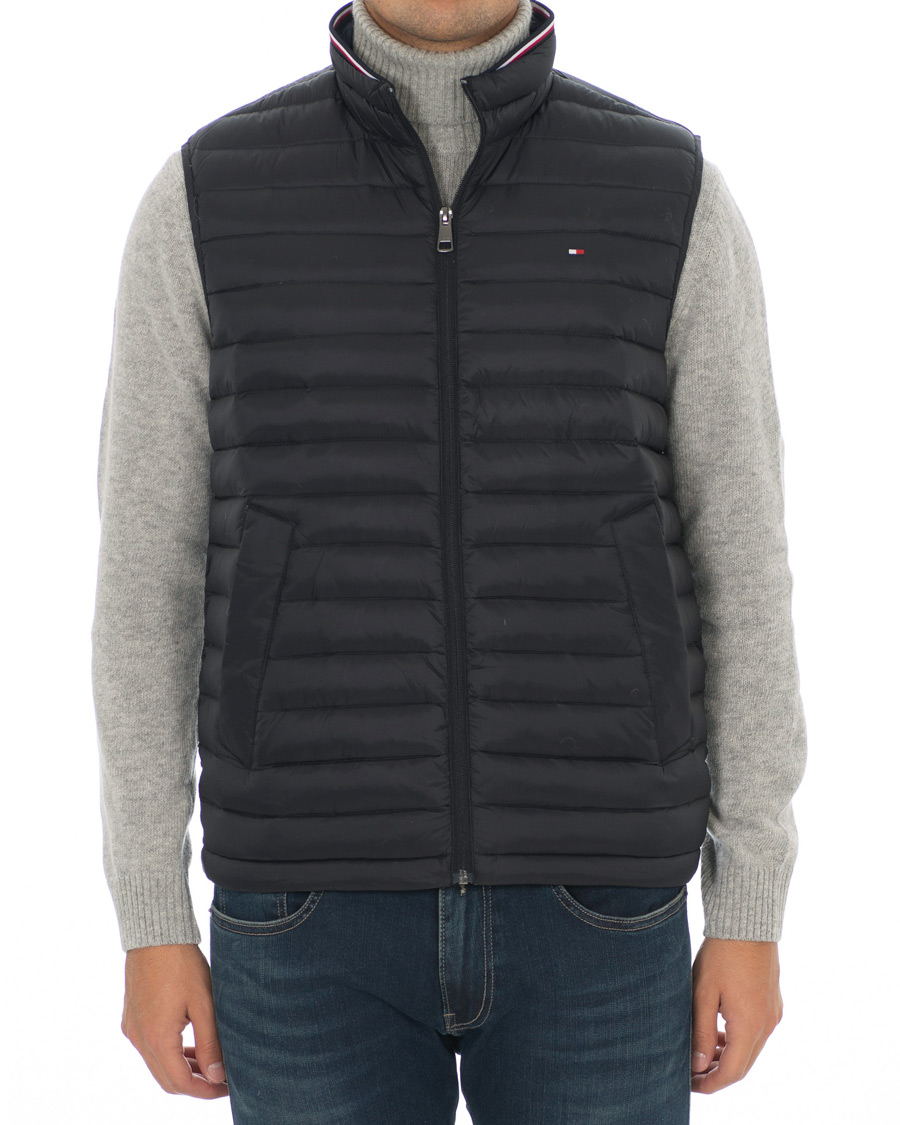 Herre | Jakker | Tommy Hilfiger | Packable Lightweight Down Vest Jet Black
