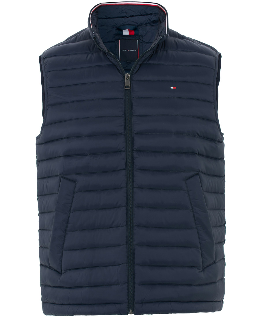 Tommy Hilfiger Packable Lightweight Down Vest Sky Captain CareOfCarl.dk