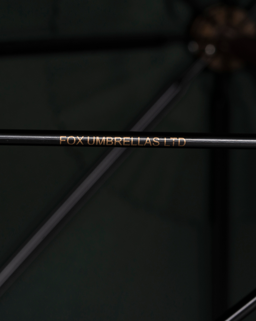 Herre | Paraplyer | Fox Umbrellas | Polished Hardwood Umbrella Racing Green