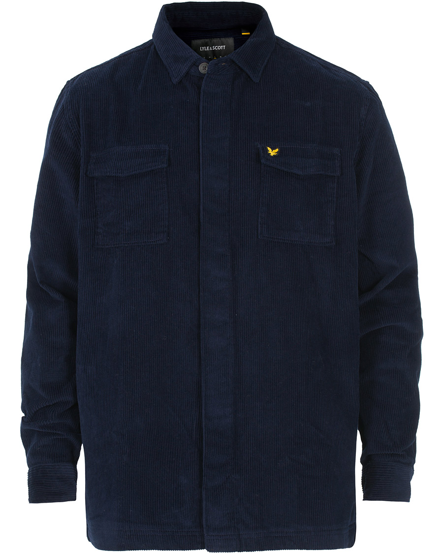 Herre | Skjorter | Lyle & Scott | Corduroy Overshirt Navy