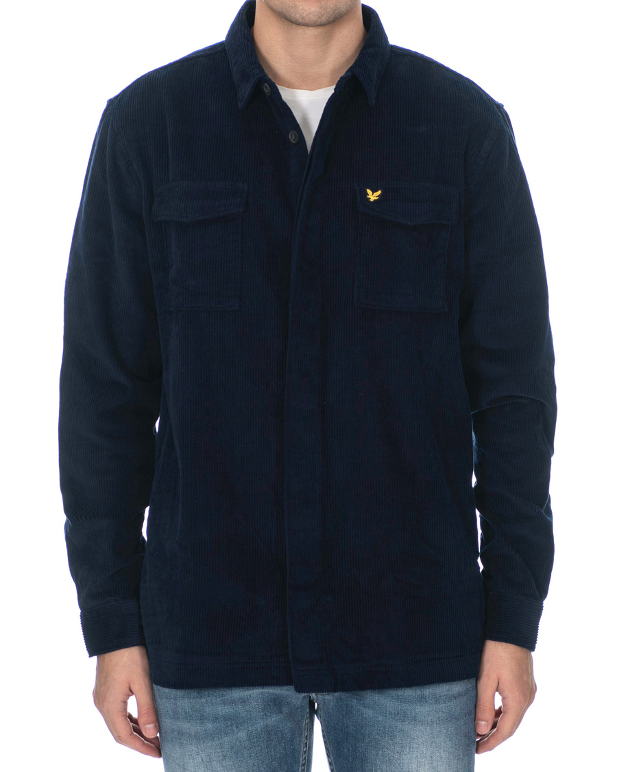 Herre | Skjorter | Lyle & Scott | Corduroy Overshirt Navy
