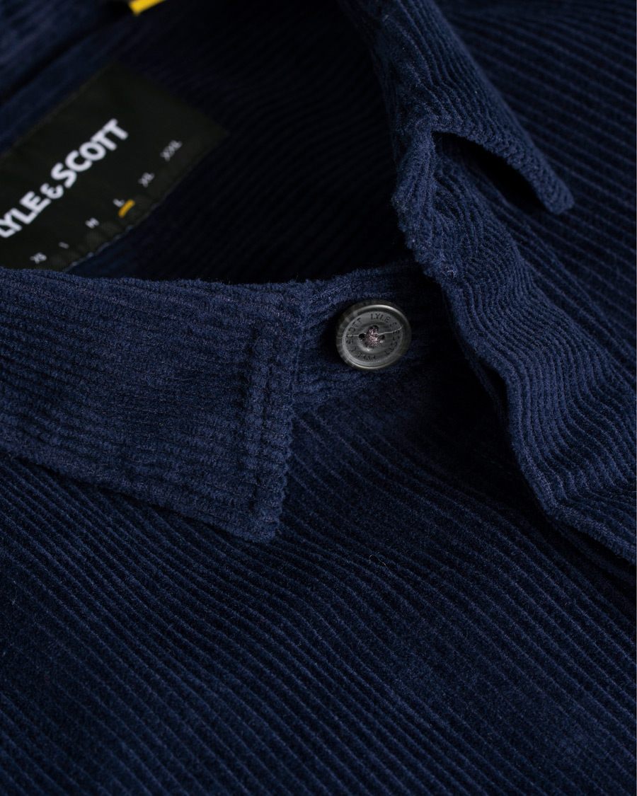 Herre | Skjorter | Lyle & Scott | Corduroy Overshirt Navy