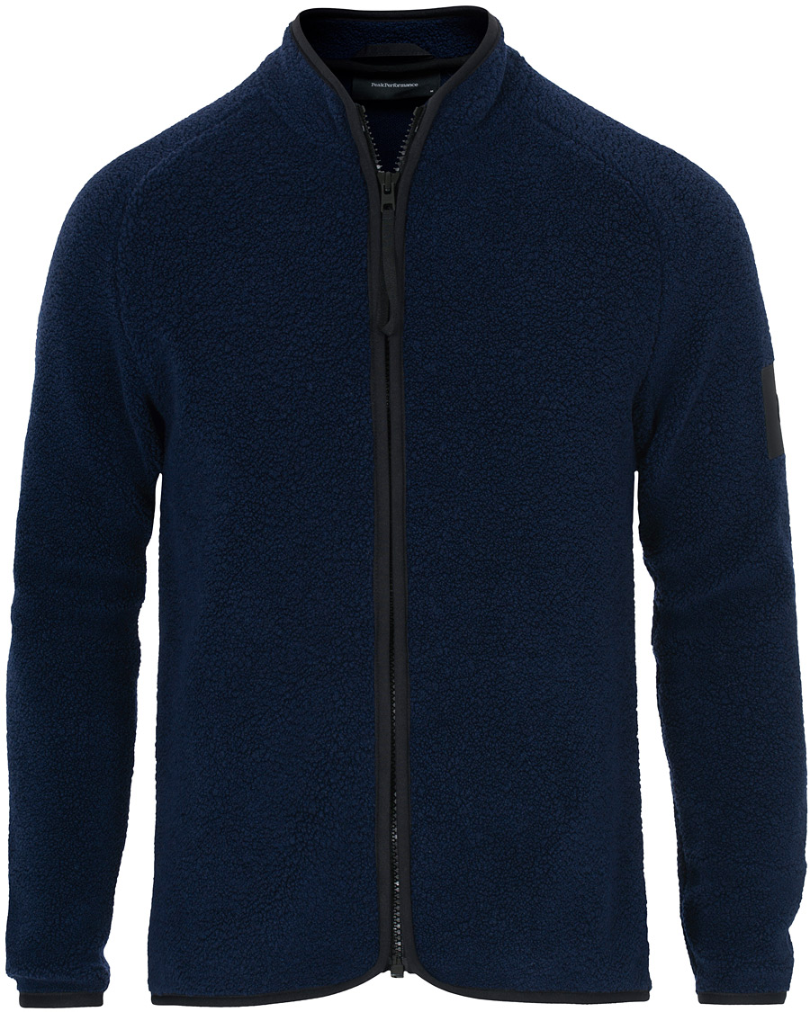 Herre | Trøjer | Peak Performance | Ted Full Zip Fleece Salute Blue