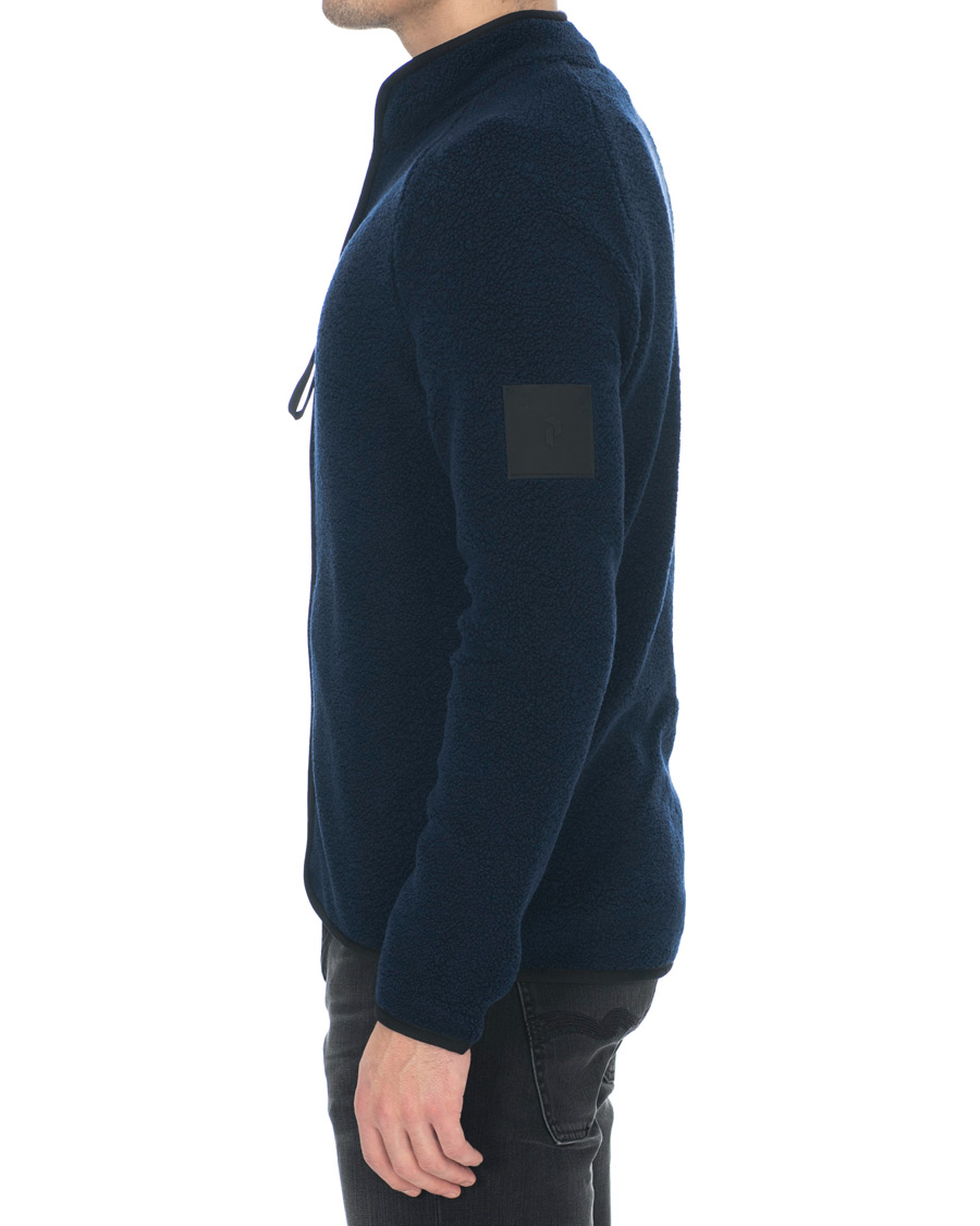Herre | Trøjer | Peak Performance | Ted Full Zip Fleece Salute Blue