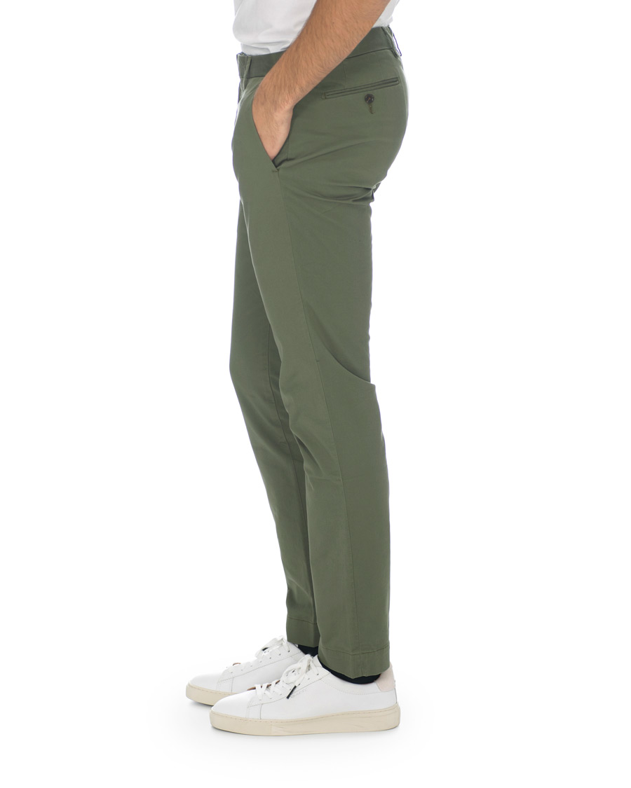 Herre | Bukser | Polo Ralph Lauren | Slim Fit Stretch Hudson Chino Army Olive
