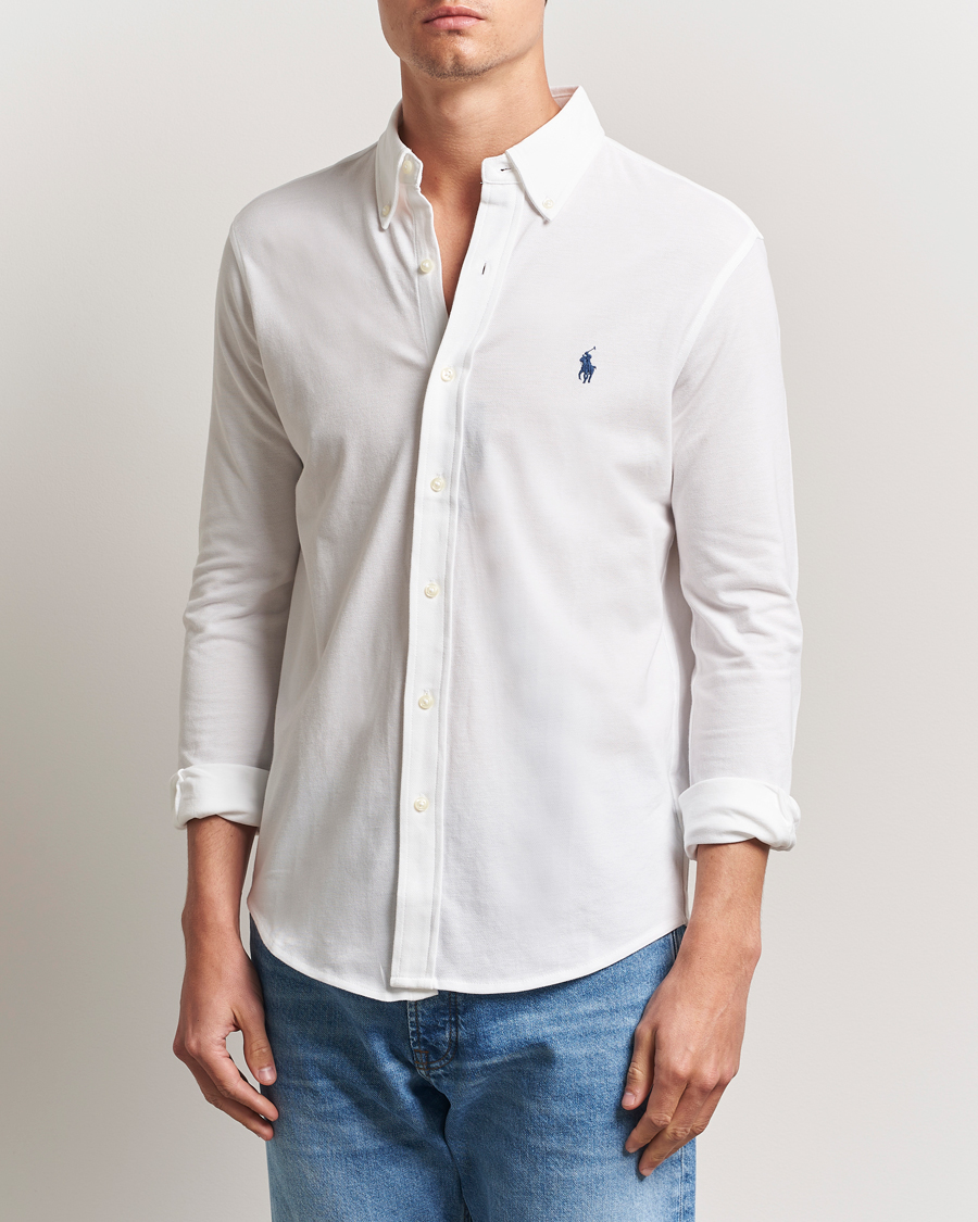 Herre | World of Ralph Lauren | Polo Ralph Lauren | Featherweight Mesh Shirt White