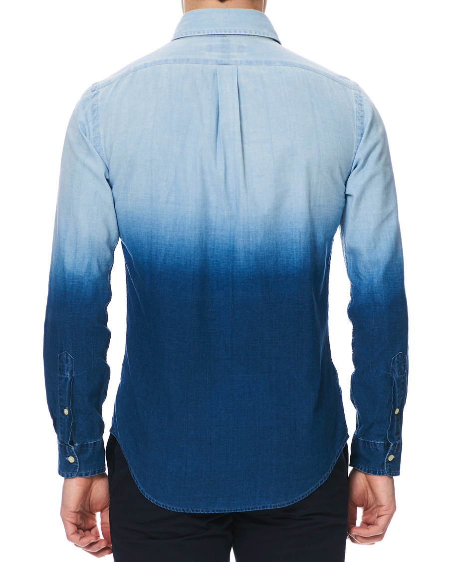 Herre | Skjorter | Polo Ralph Lauren | Slim Fit Dip Dye Shirt Blue