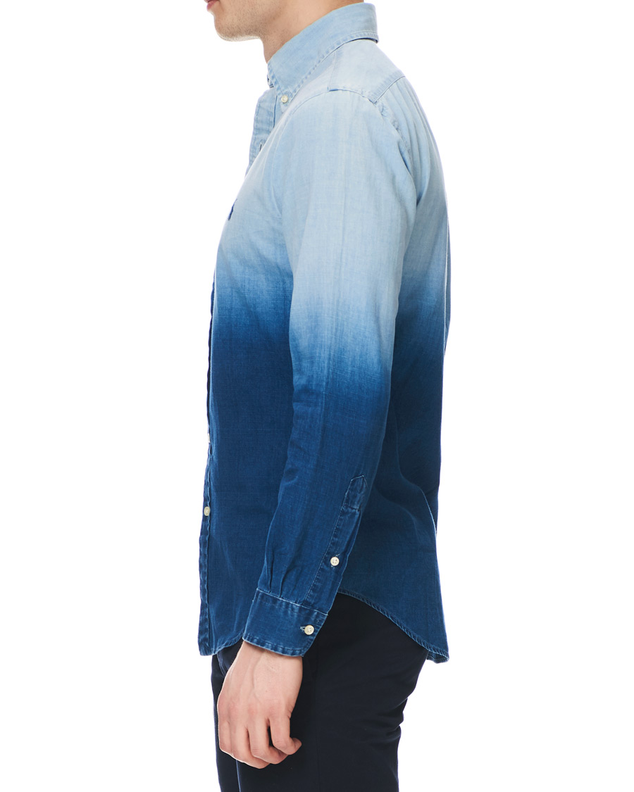 Herre | Skjorter | Polo Ralph Lauren | Slim Fit Dip Dye Shirt Blue