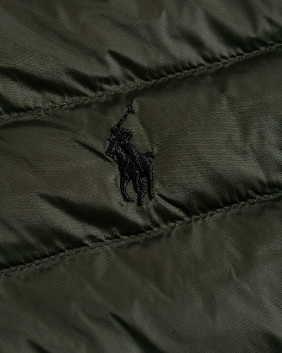 Herre | Jakker | Polo Ralph Lauren | Reversible Down High Gloss Jacket Black/Olive