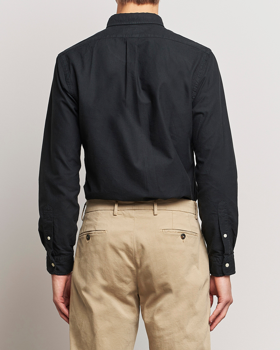 Herre | Skjorter | Polo Ralph Lauren | Slim Fit Garment Dyed Oxford Shirt Polo Black