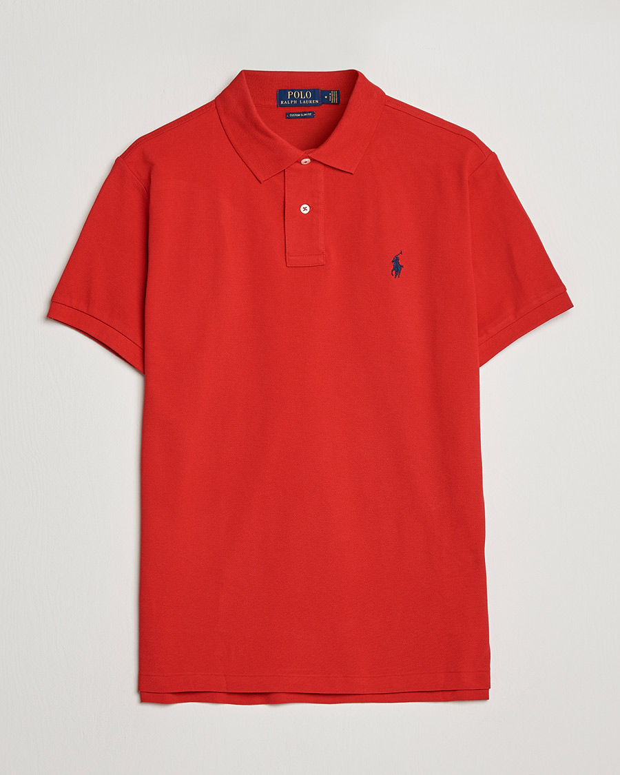 Herre | Polotrøjer | Polo Ralph Lauren | Custom Slim Fit Polo Red
