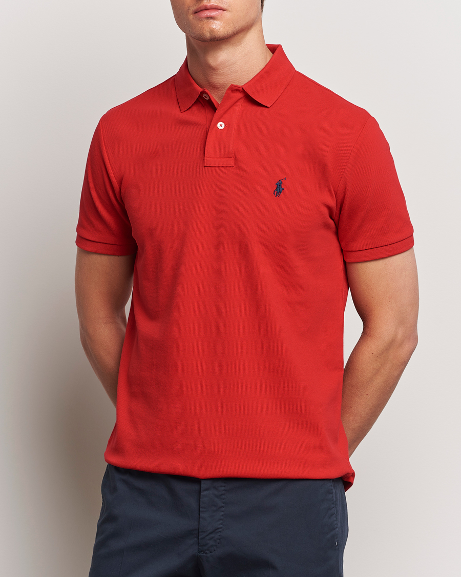 Herre | The Classics of Tomorrow | Polo Ralph Lauren | Custom Slim Fit Polo Red