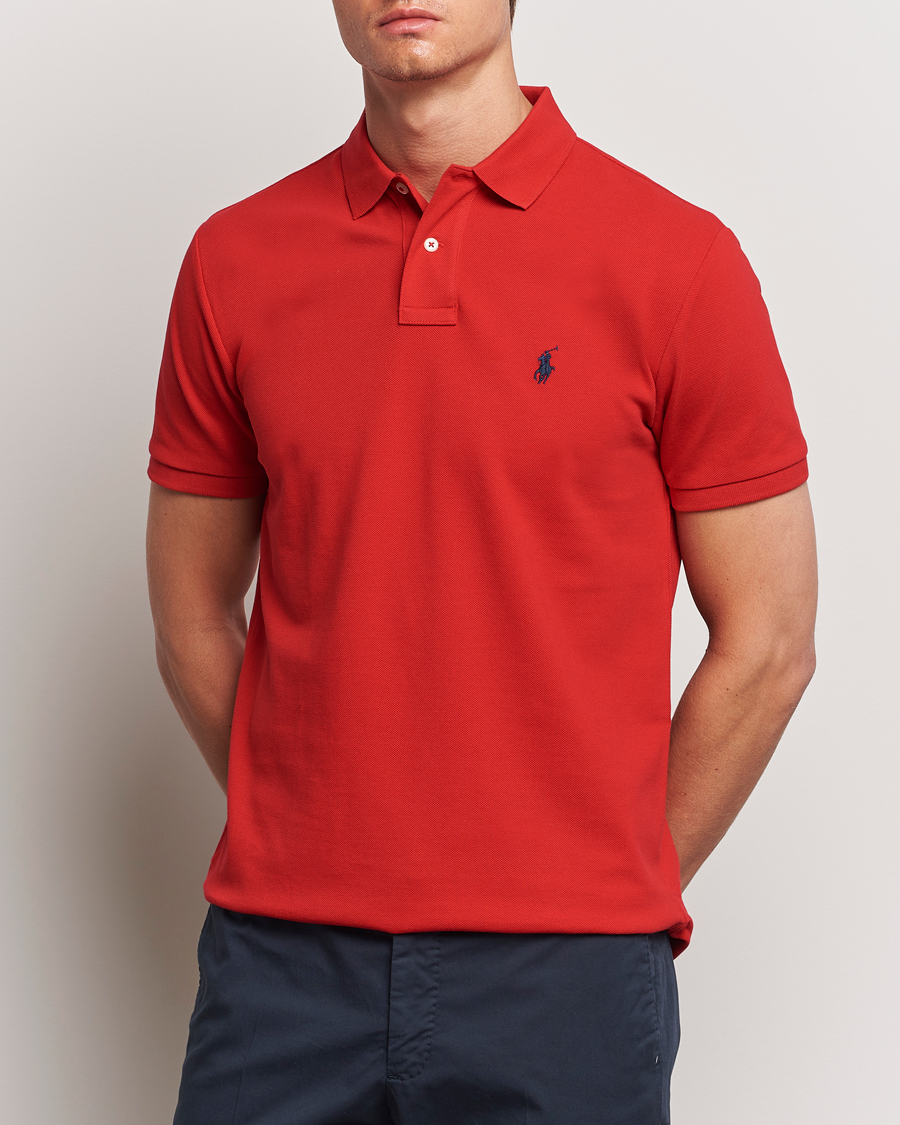 Herre | Polotrøjer | Polo Ralph Lauren | Custom Slim Fit Polo Red