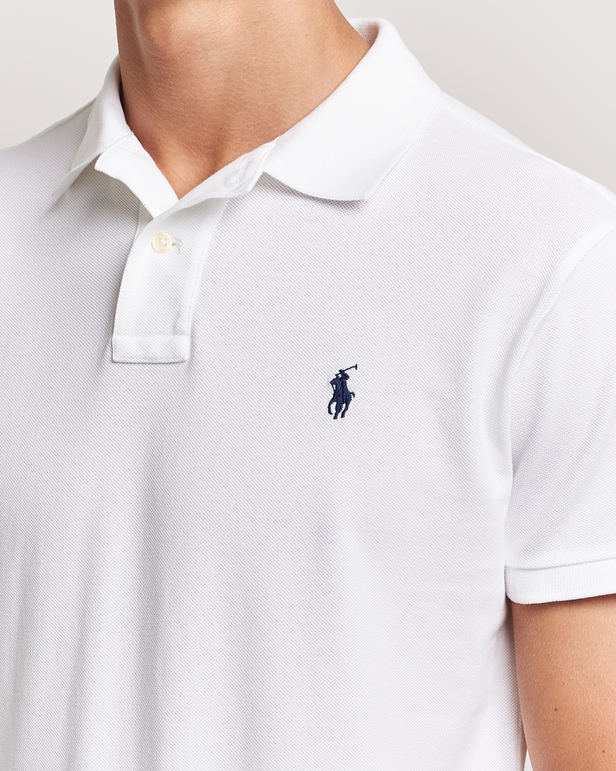 Herre | Polotrøjer | Polo Ralph Lauren | Custom Slim Fit Polo White