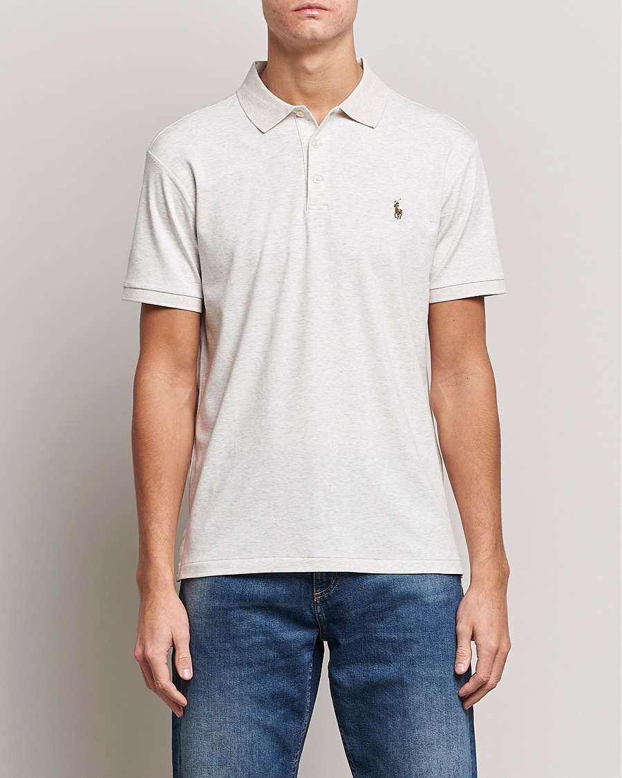 Herre | Polotrøjer | Polo Ralph Lauren | Slim Fit Pima Cotton Polo Polo State Heather