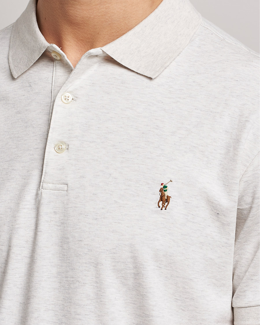 Herre | Polotrøjer | Polo Ralph Lauren | Slim Fit Pima Cotton Polo Polo State Heather
