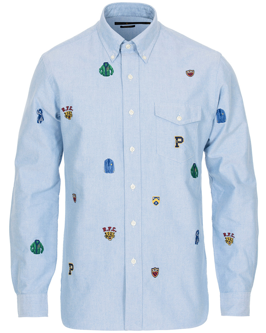 Herre | Skjorter | Polo Ralph Lauren | Custom Fit Oxford Shirt Blue
