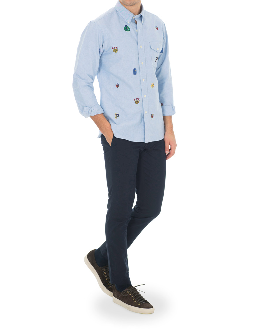 Herre | Skjorter | Polo Ralph Lauren | Custom Fit Oxford Shirt Blue