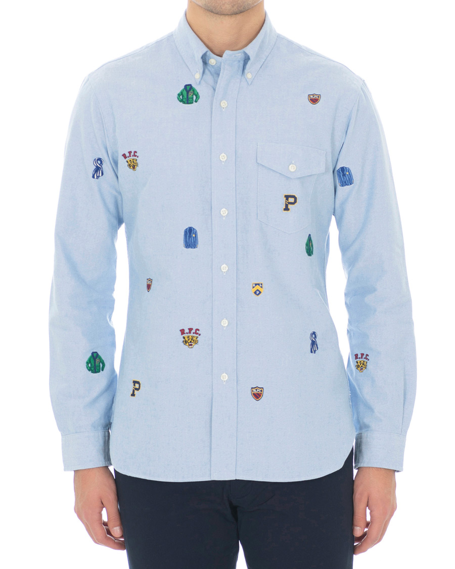 Herre | Skjorter | Polo Ralph Lauren | Custom Fit Oxford Shirt Blue