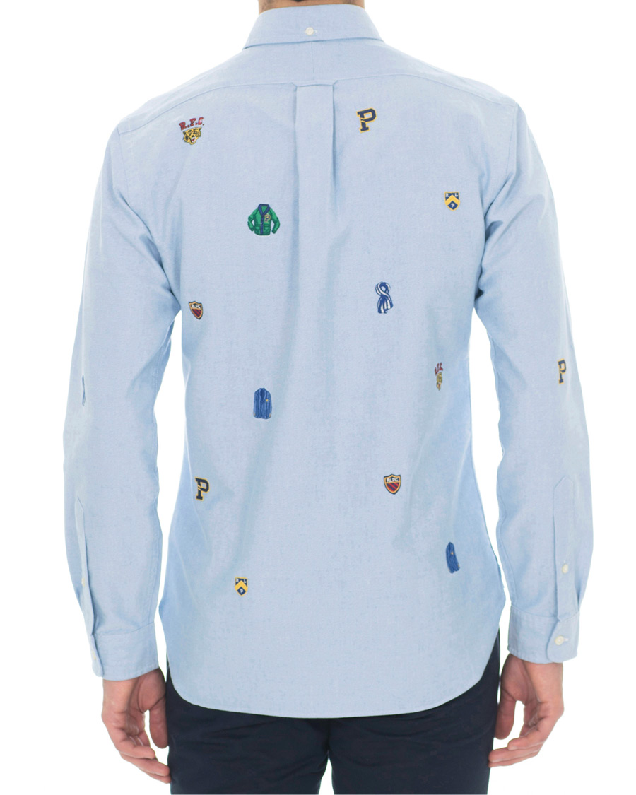 Herre | Skjorter | Polo Ralph Lauren | Custom Fit Oxford Shirt Blue