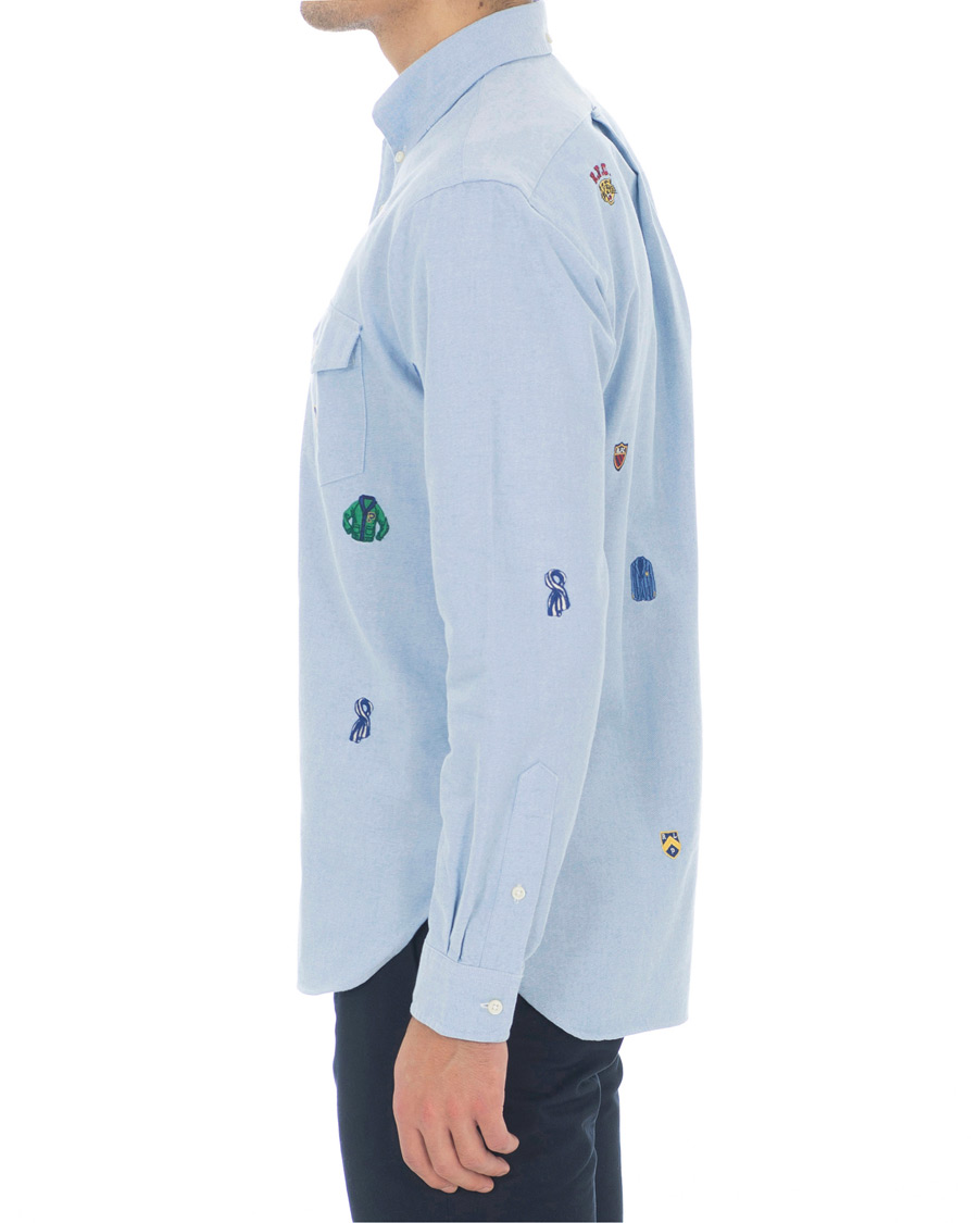 Herre | Skjorter | Polo Ralph Lauren | Custom Fit Oxford Shirt Blue