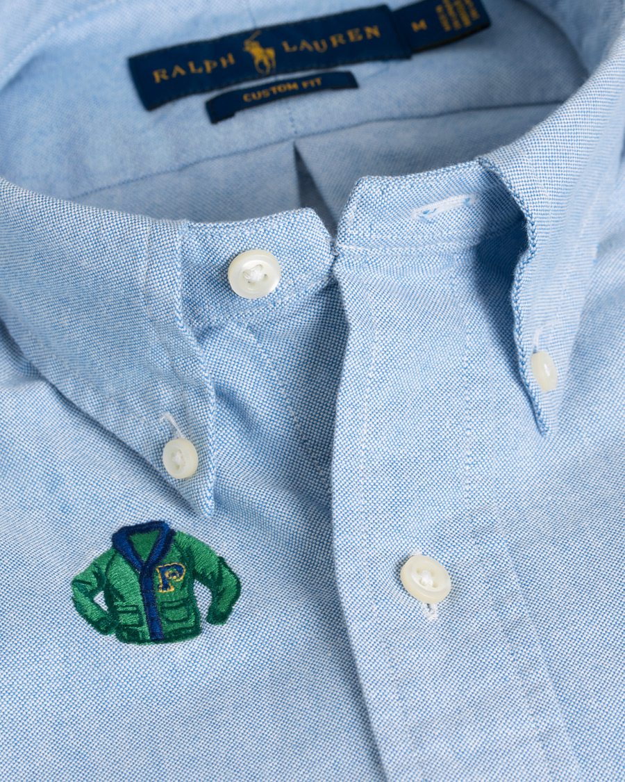 Herre | Skjorter | Polo Ralph Lauren | Custom Fit Oxford Shirt Blue