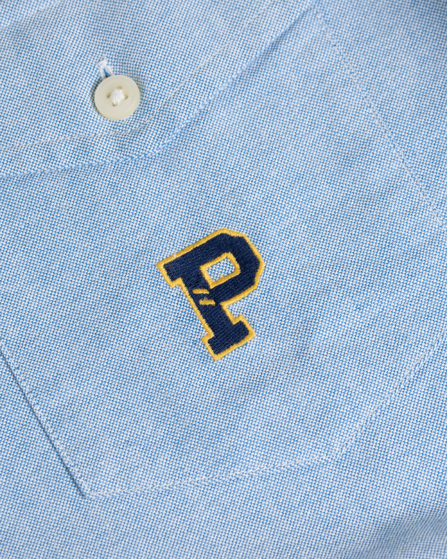 Herre | Skjorter | Polo Ralph Lauren | Custom Fit Oxford Shirt Blue