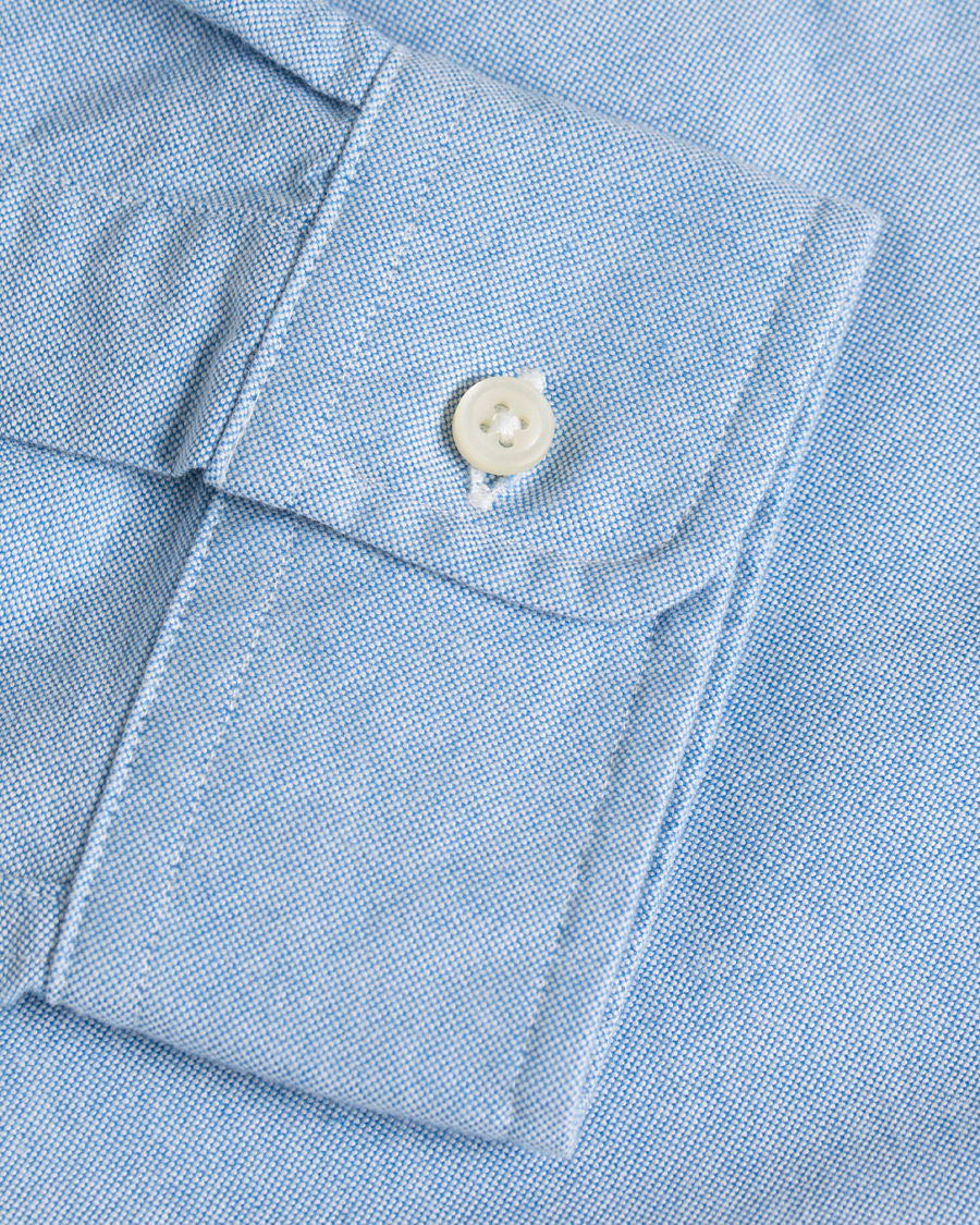 Herre | Skjorter | Polo Ralph Lauren | Custom Fit Oxford Shirt Blue