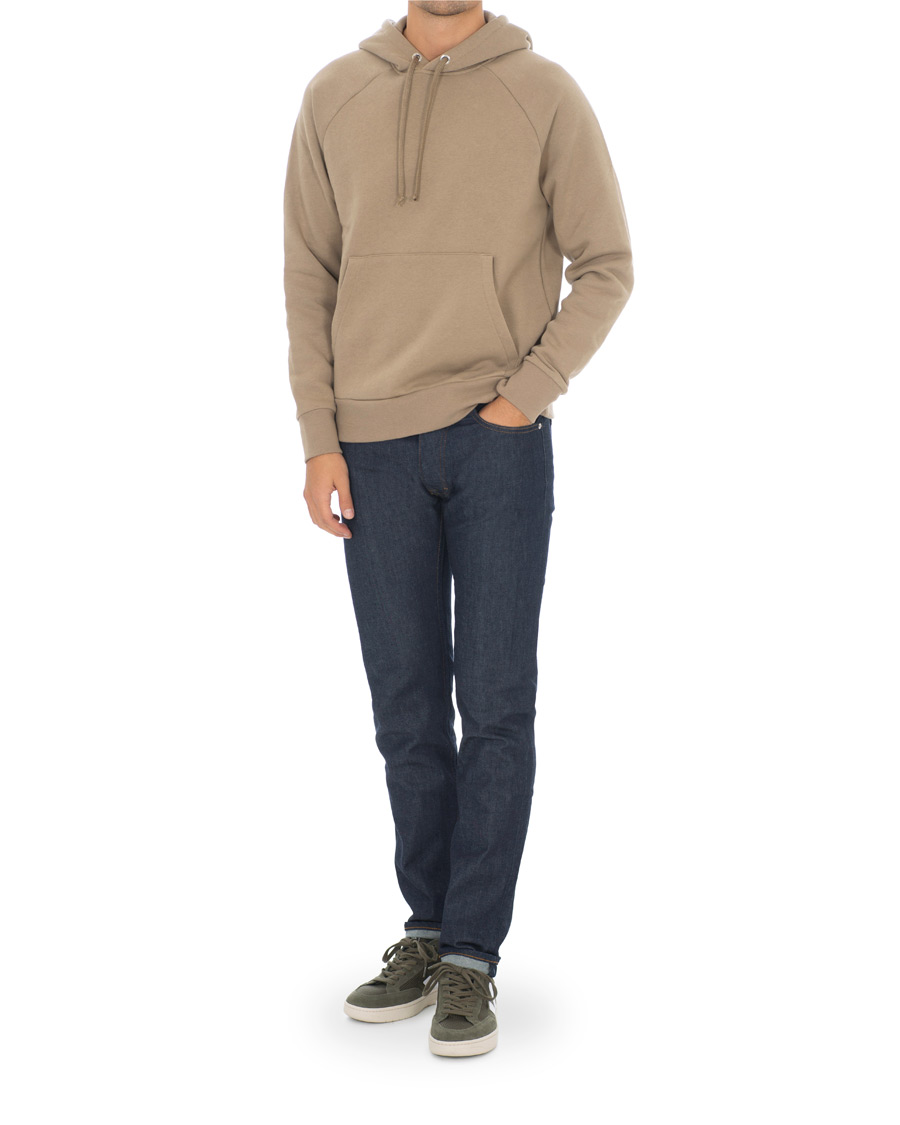 Herre | Trøjer | A Day's March | Sturdy Fleece Back Hoodie Khaki