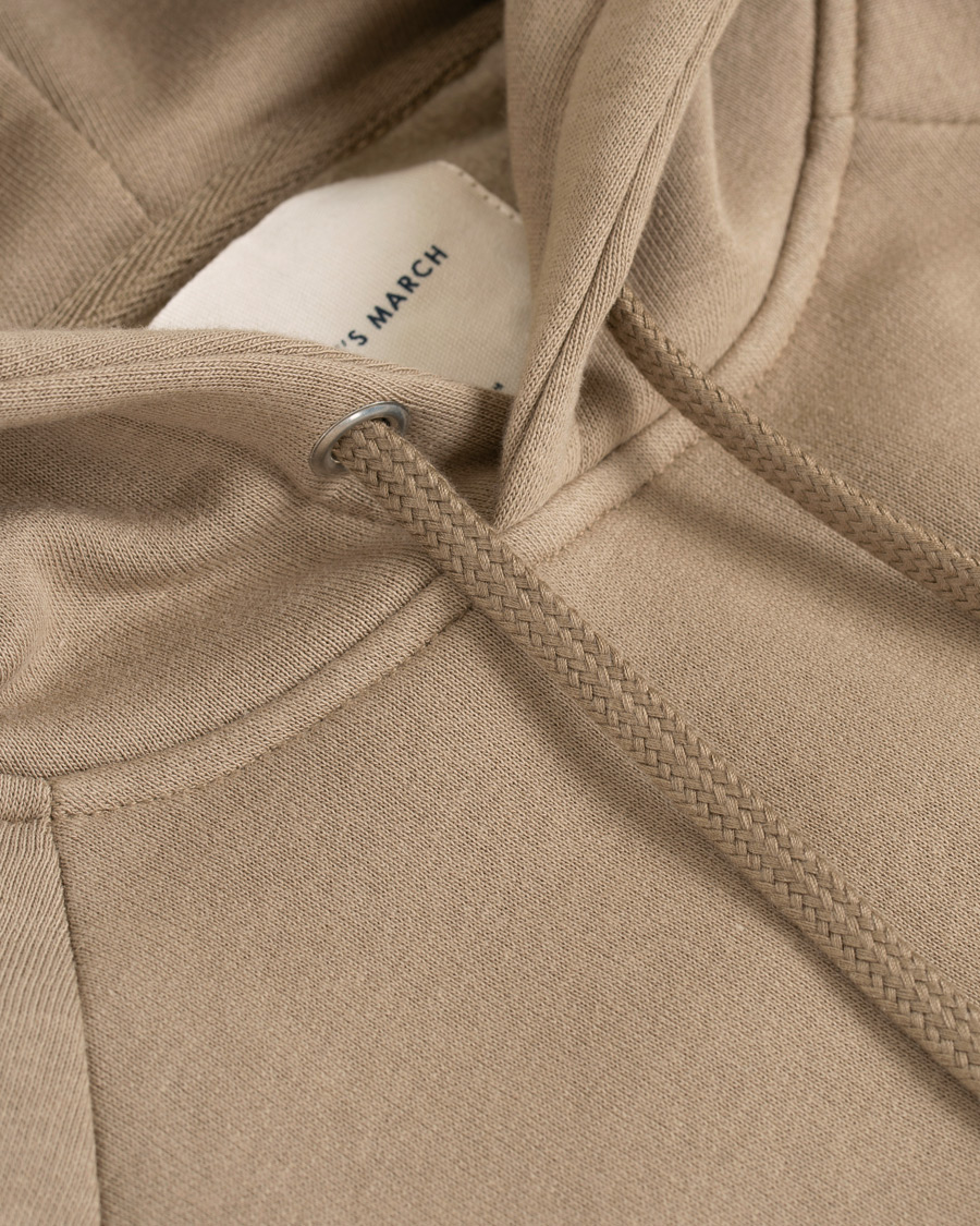 Herre | Trøjer | A Day's March | Sturdy Fleece Back Hoodie Khaki