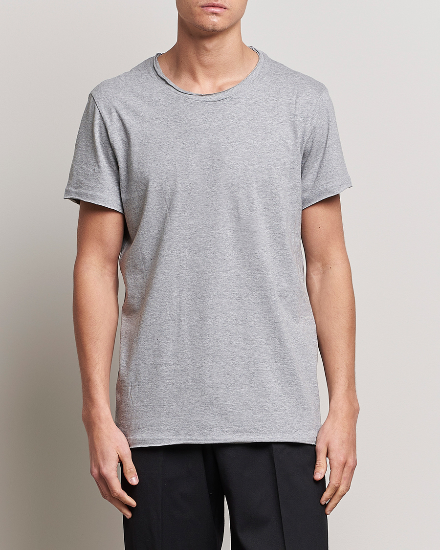 Herre | Tøj | Bread & Boxers | Crew Neck Relaxed Grey Melange