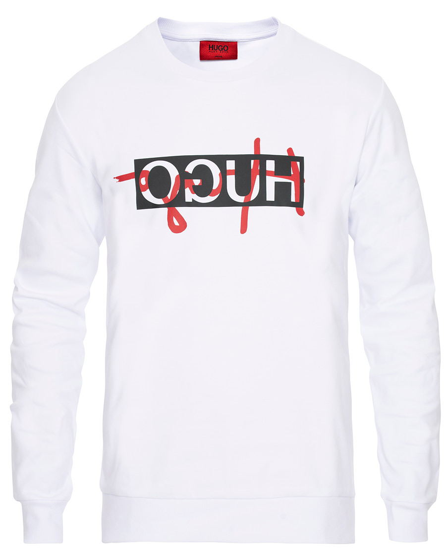 Herre | Trøjer | HUGO | Dicago Logo Sweatshirt White