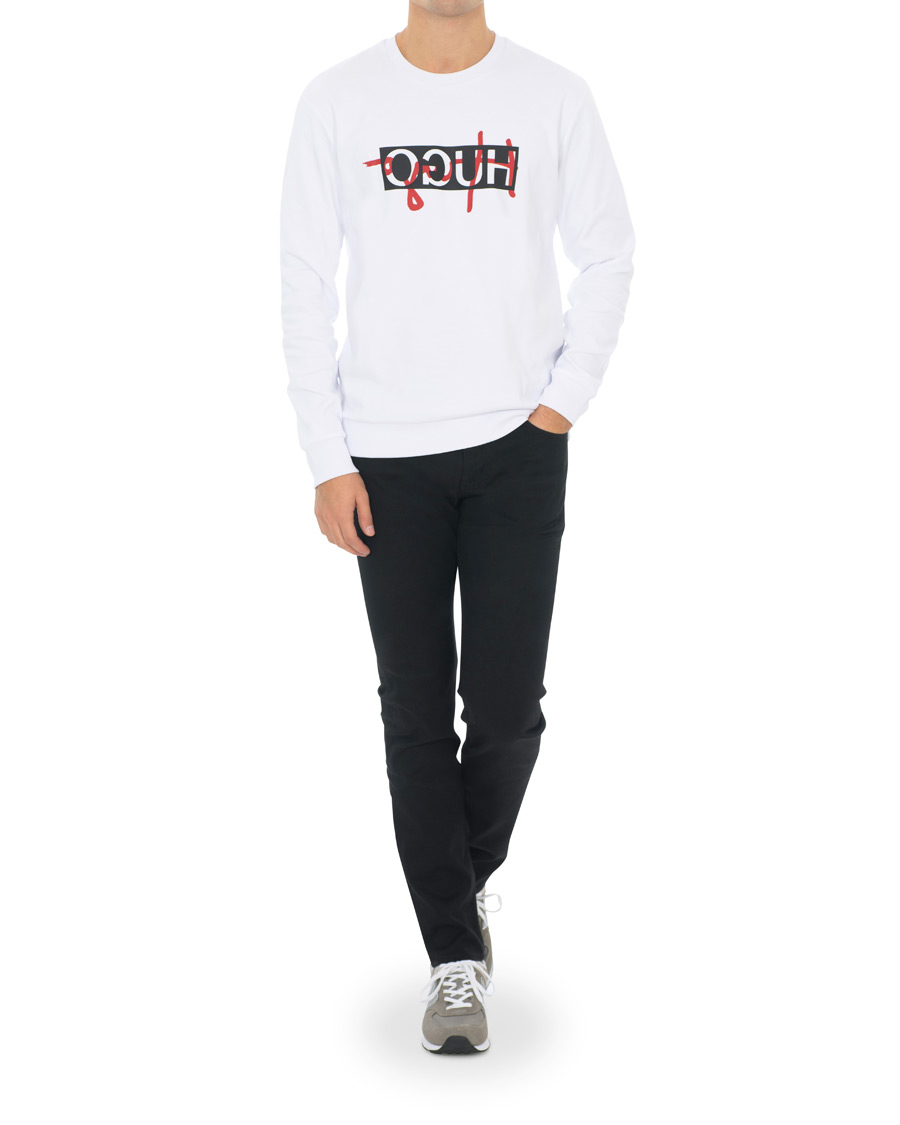 Herre | Trøjer | HUGO | Dicago Logo Sweatshirt White