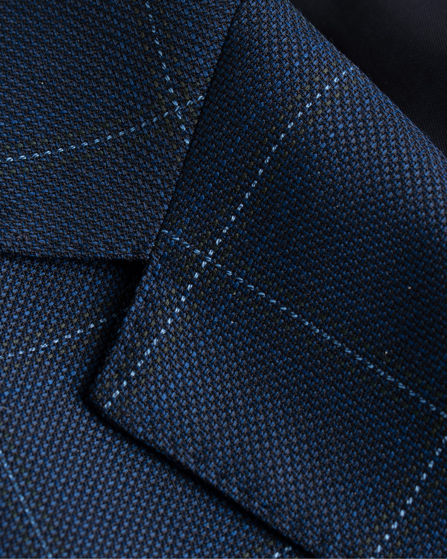 Herre | Blazere & jakker | BOSS BLACK | BOSS Janson Check Blazer Dark Blue