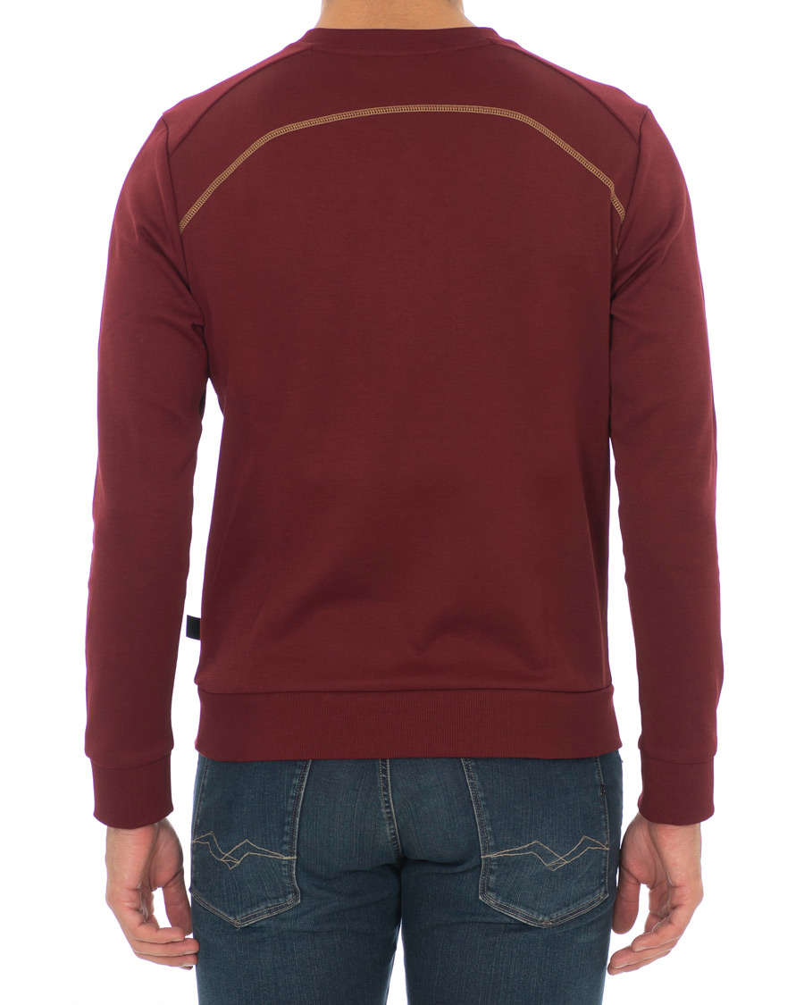 Herre | Trøjer | BOSS GREEN | BOSS Athleisure Salbo Crew Neck Sweathirt Dark Pink