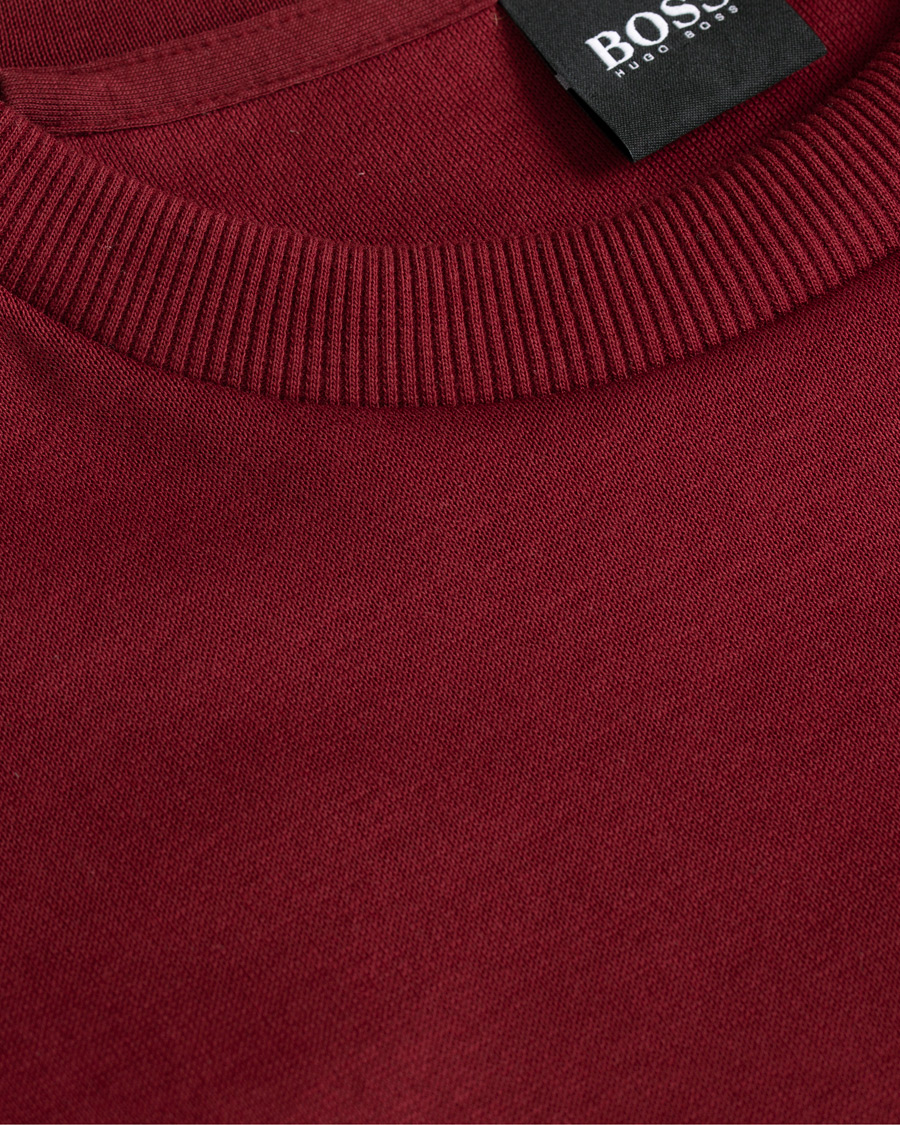 Herre | Trøjer | BOSS GREEN | BOSS Athleisure Salbo Crew Neck Sweathirt Dark Pink