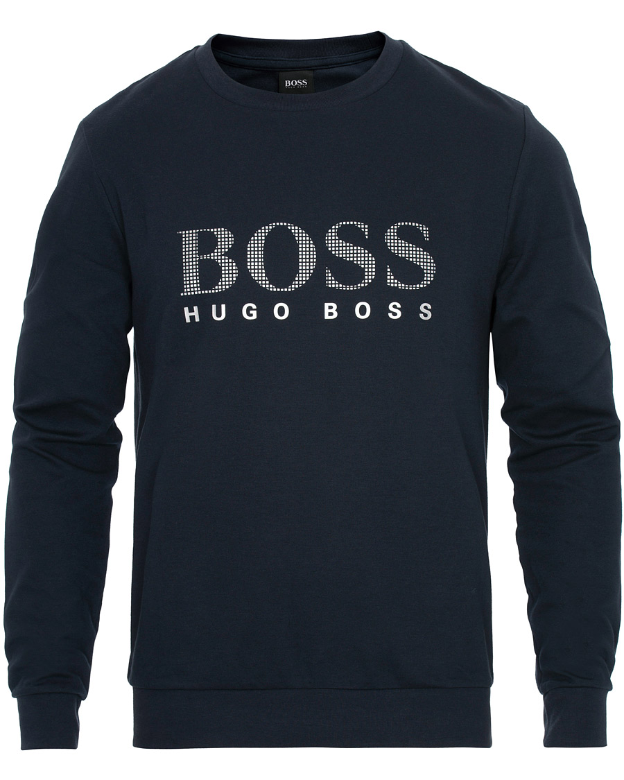 Herre | Trøjer | BOSS BLACK | BOSS Tracksuit Sweatshirt Navy/Silver