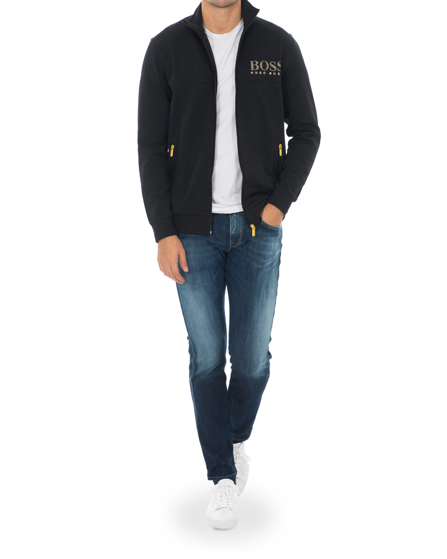 Herre | Trøjer | BOSS BLACK | BOSS Tracksuit Full Zip Black/Gold