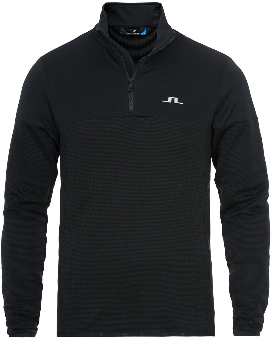 Herre | Trøjer | J.Lindeberg | Hubbard Half Zip Black