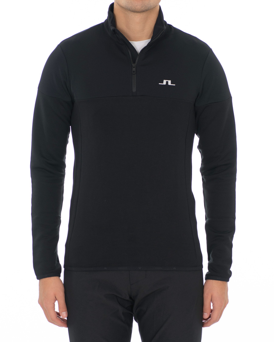 Herre | Trøjer | J.Lindeberg | Hubbard Half Zip Black