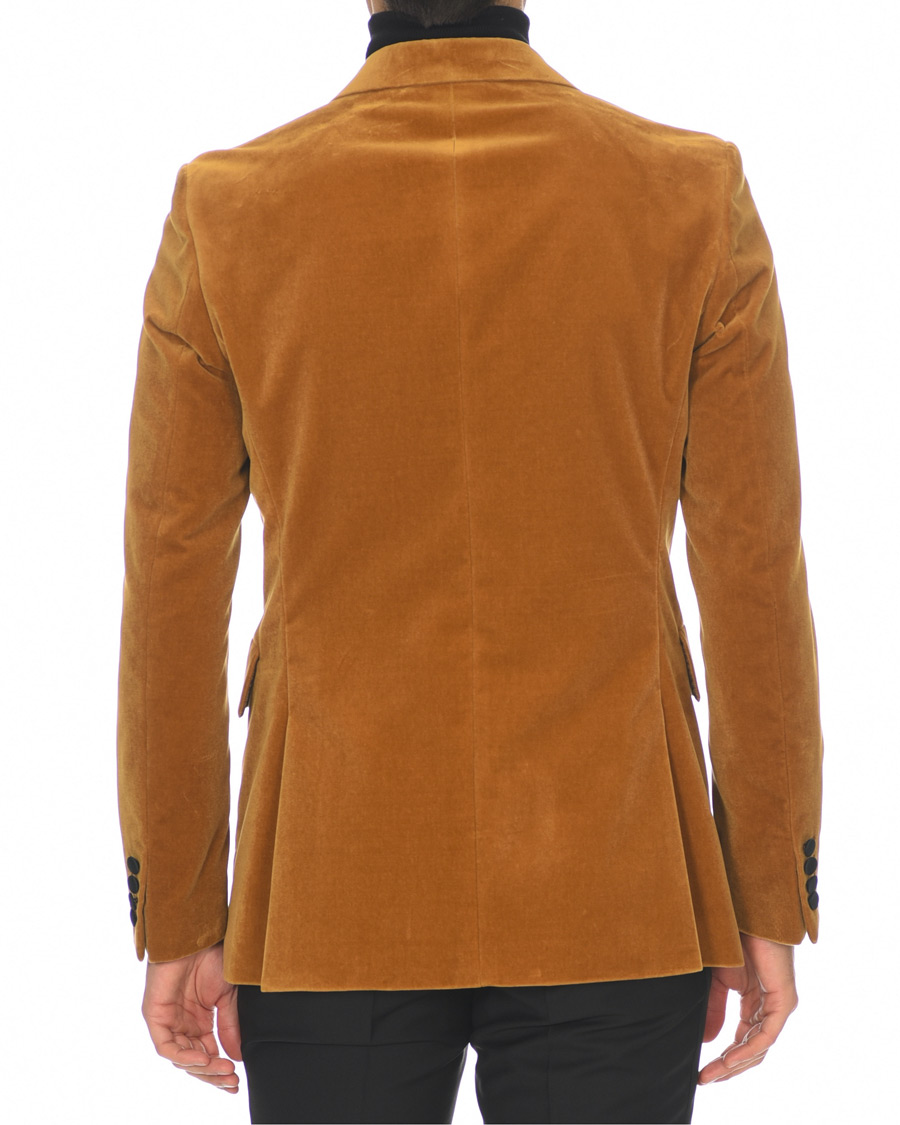Herre | Blazere & jakker | Tiger of Sweden | 1903 Velvet Tuxedo Blazer Mustard