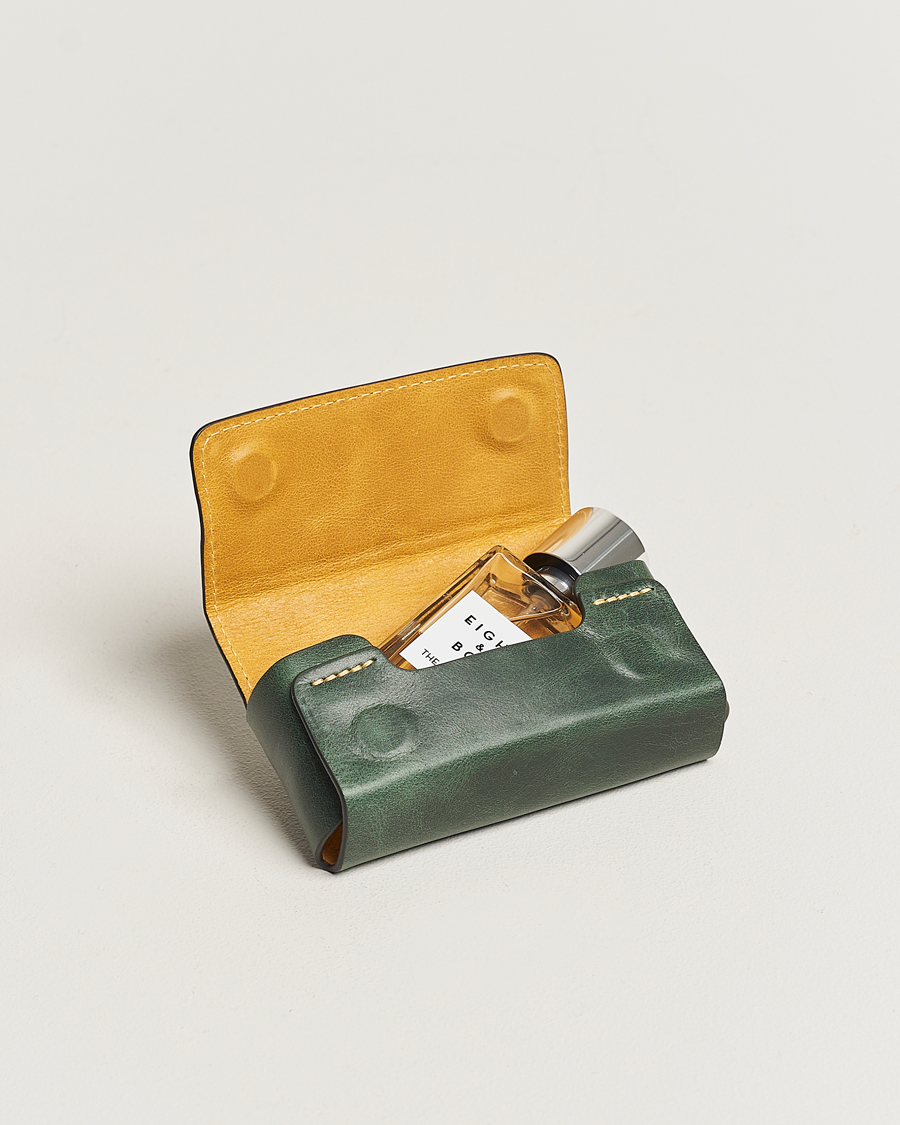 Herre | Eight & Bob Perfume Leather Case Forest Green | Eight & Bob | Perfume Leather Case Forest Green