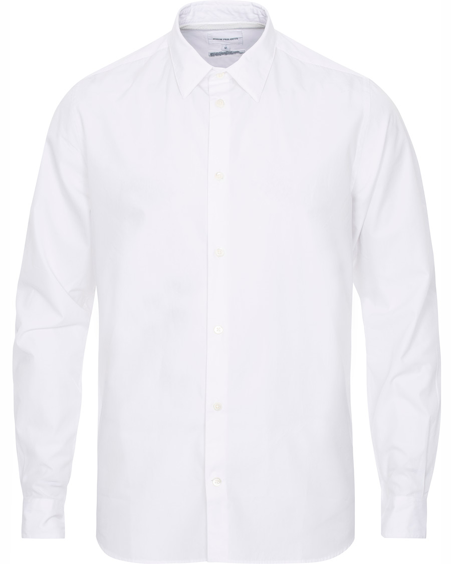 Herre | Skjorter | Norse Projects | Hans Classic Poplin Shirt White