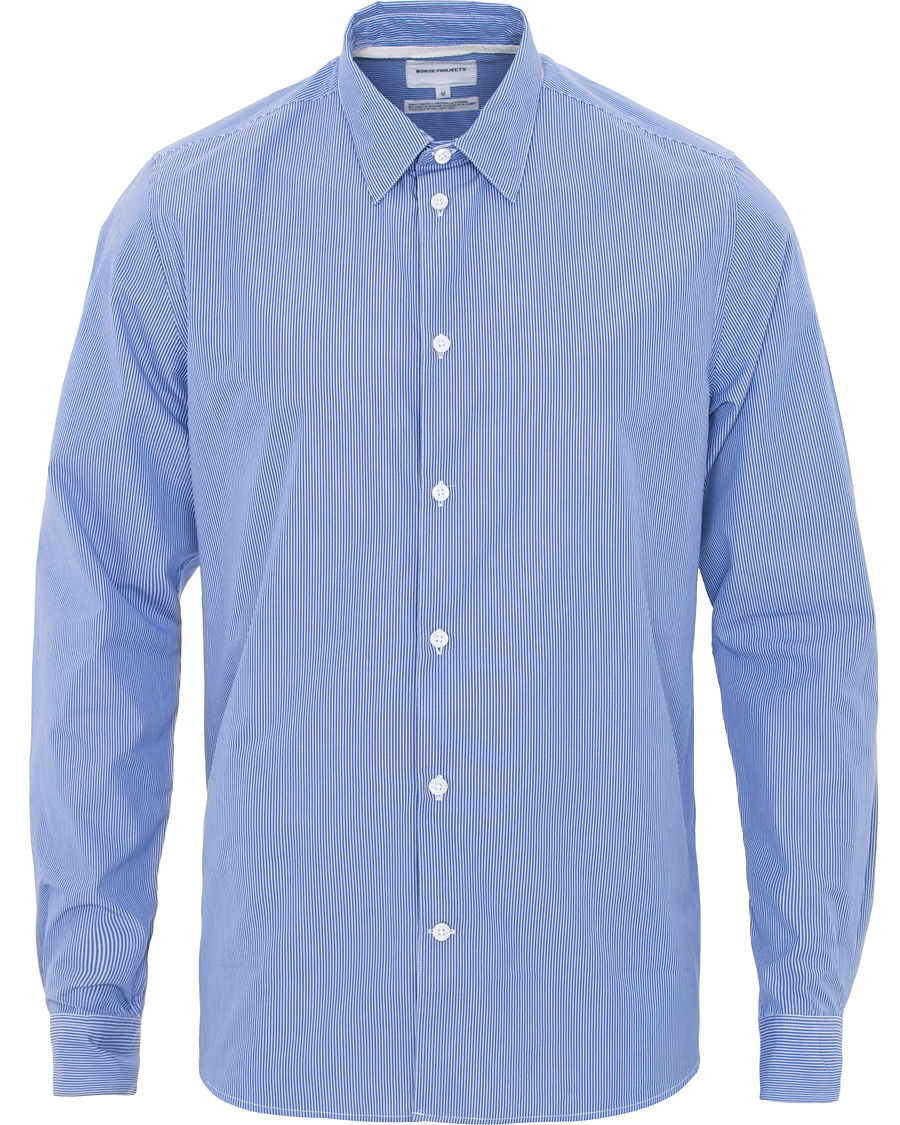 Herre | Skjorter | Norse Projects | Hans Classic Striped Shirt Navy