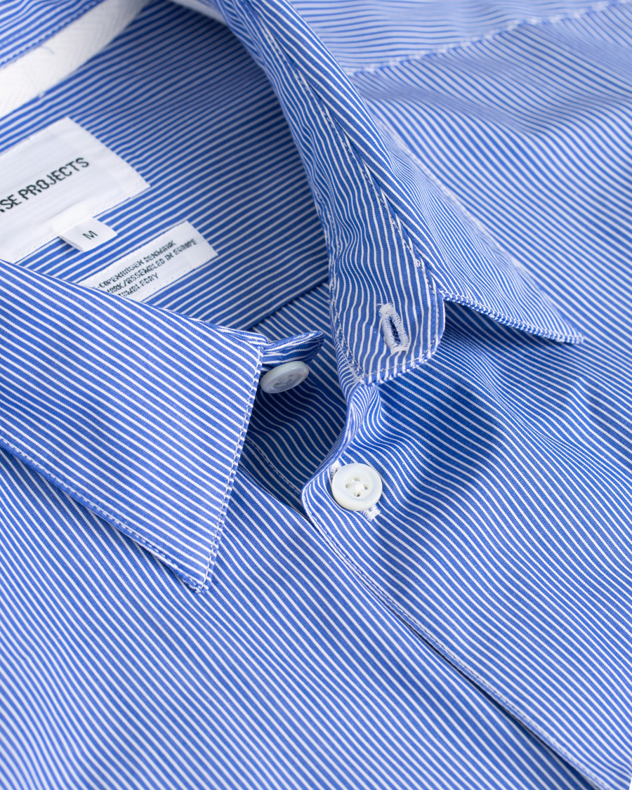 Herre | Skjorter | Norse Projects | Hans Classic Striped Shirt Navy