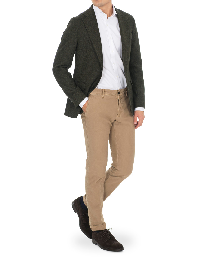 Herre | Skjorter | Stenströms | Slimline Extreme Cut Away Shirt White