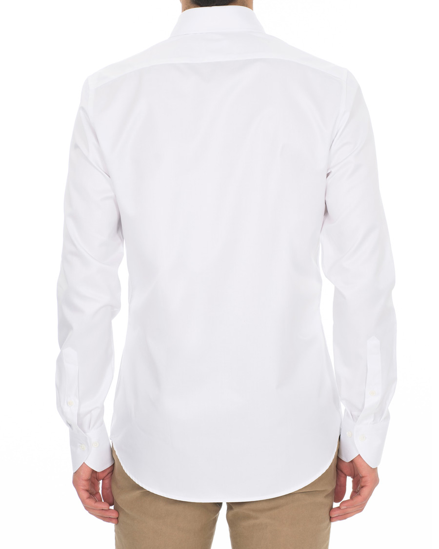 Herre | Skjorter | Stenströms | Slimline Extreme Cut Away Shirt White