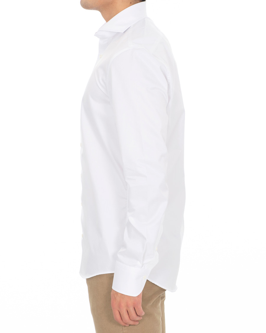 Herre | Skjorter | Stenströms | Slimline Extreme Cut Away Shirt White