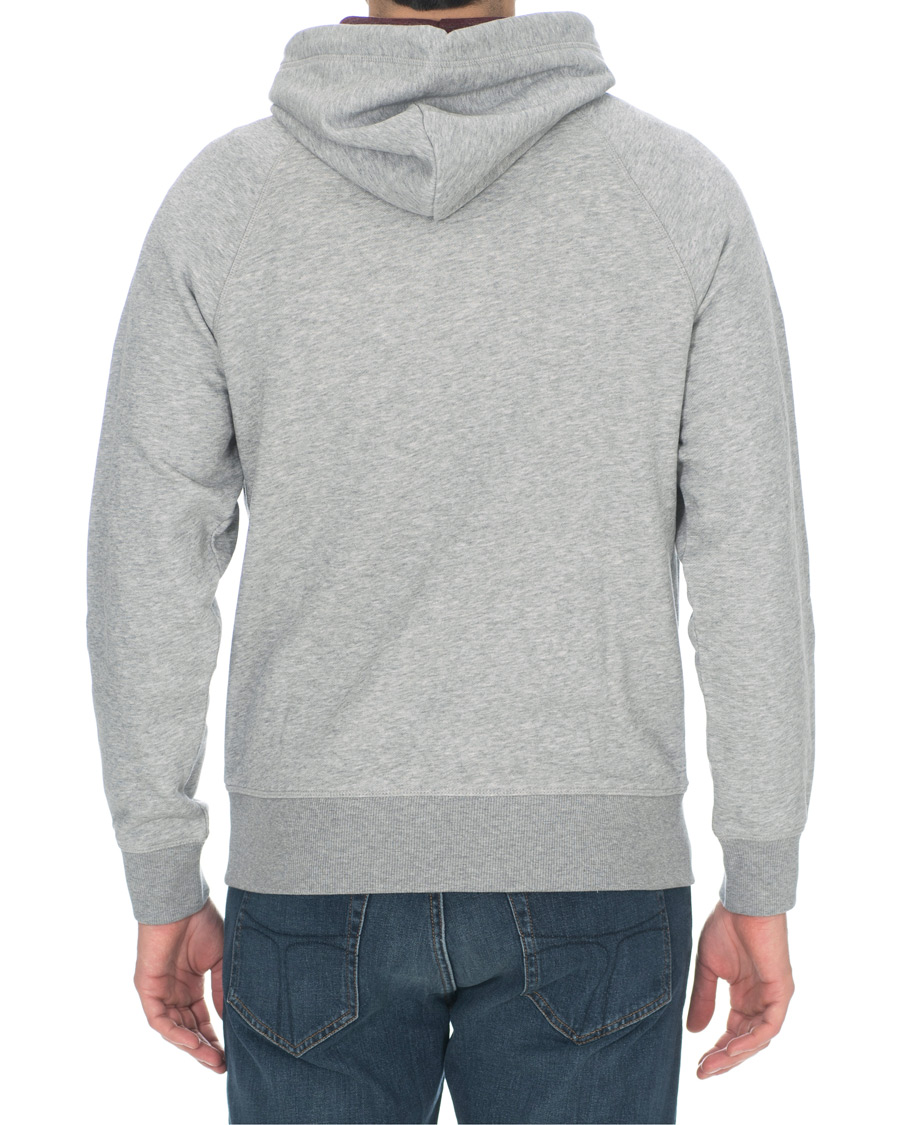 Herre | Trøjer | GANT | Graphic Sweat Hoodie Grey Melange